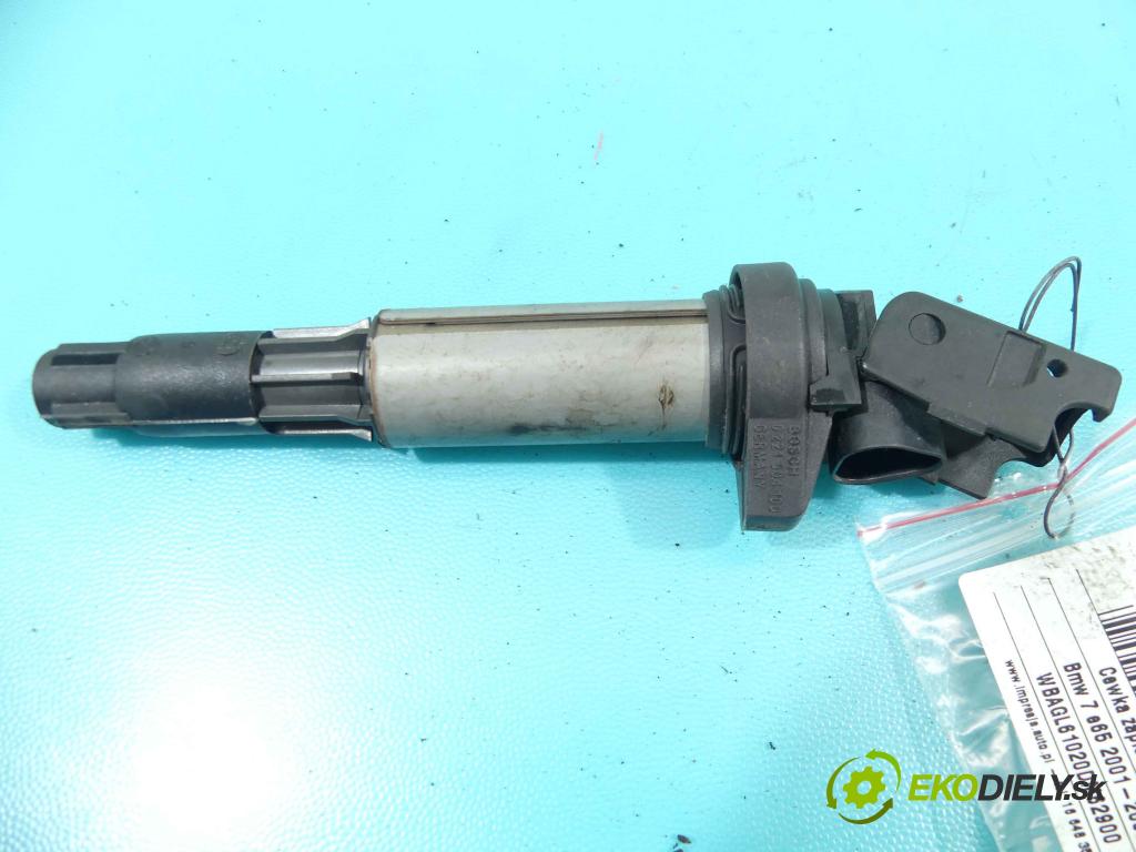 Bmw 7 e65 2001-2008 4.4 V8 (N62B44): 333KM: automatic 245 kW 4398 cm3 4- cievka zapaľovacia 0221504100 (Zapaľovacie cievky, moduly)