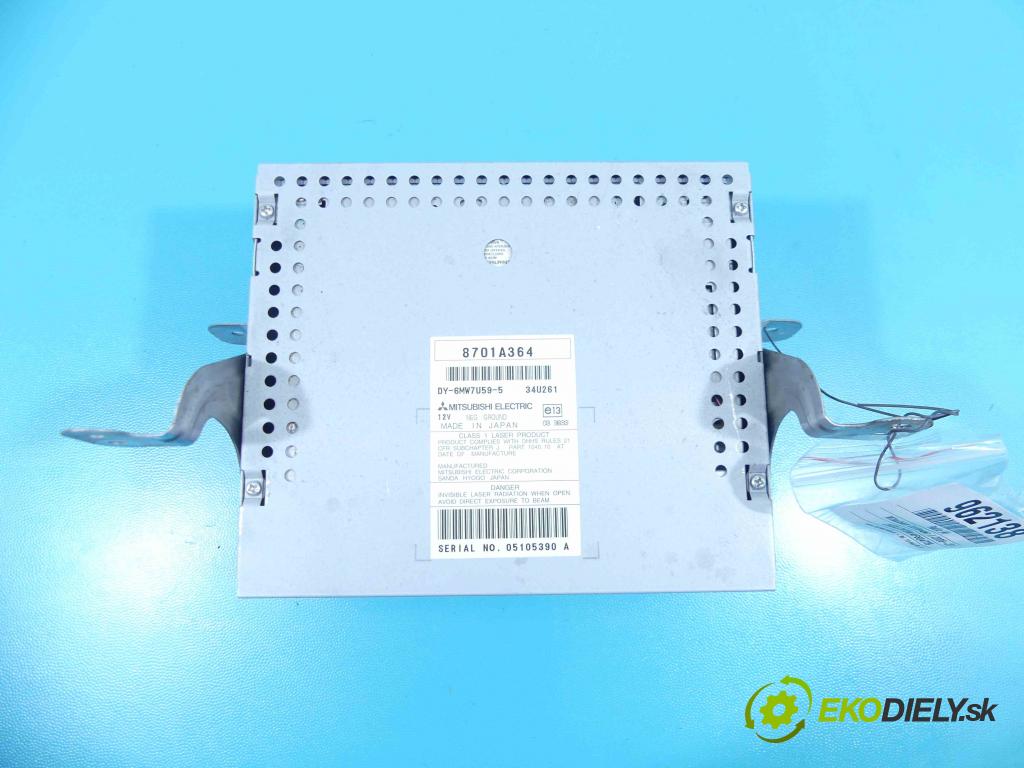 Mitsubishi Outlander II 2006-2013 2.0 DI-D 140 HP manual 103 kW 1968 cm3 5- Radio továreň: 8701A364