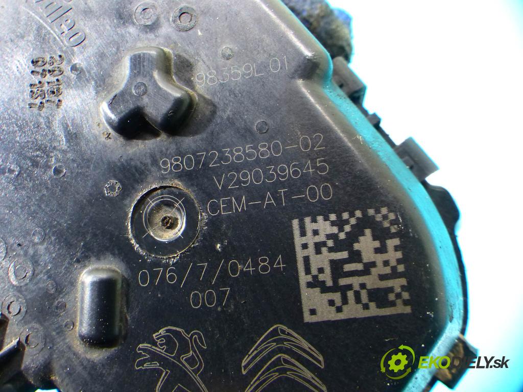 Ford Focus Mk3 2010-2018 1.5 tdci 95 HP manual 70 kW 1499 cm3 5- klapka 9807238580 (Škrtiace klapky)