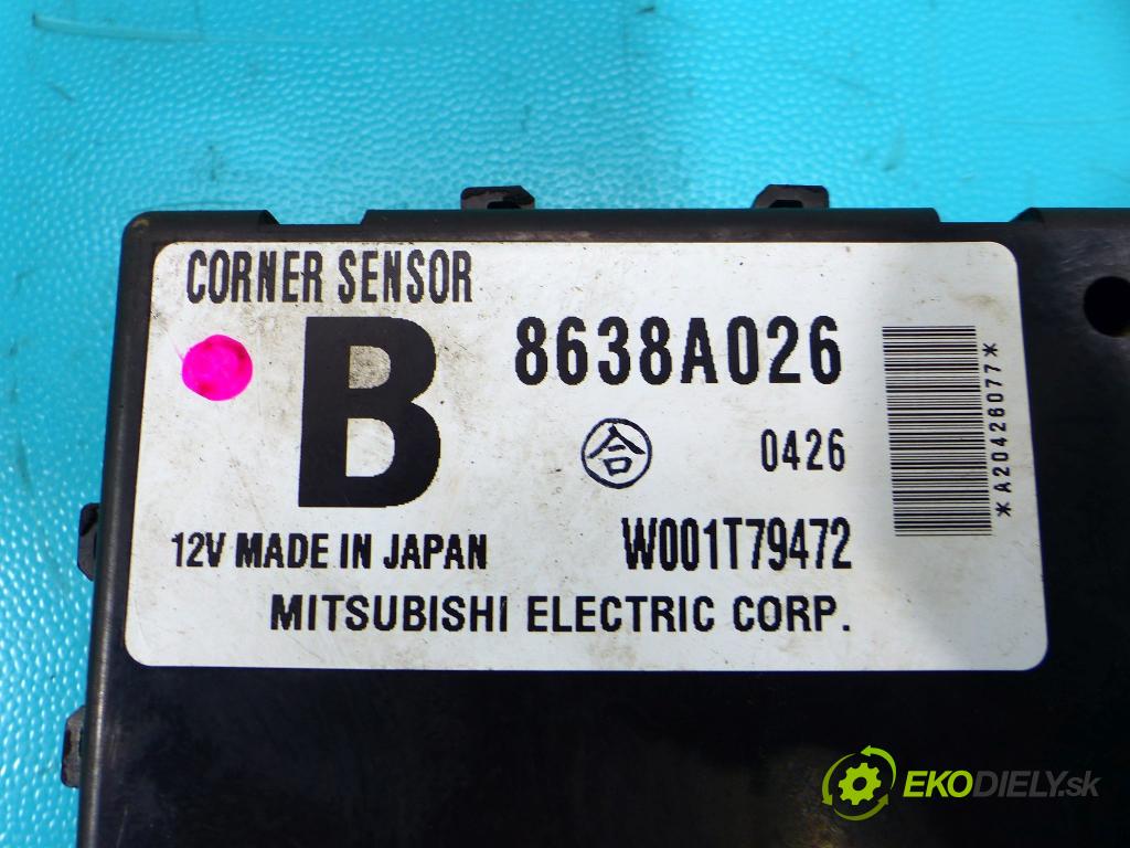 Mitsubishi Outlander II 2006-2013 2.0 DI-D 140 HP manual 103 kW 1968 cm3 5- modul riadiaca jednotka 8638A026 (Ostatné)