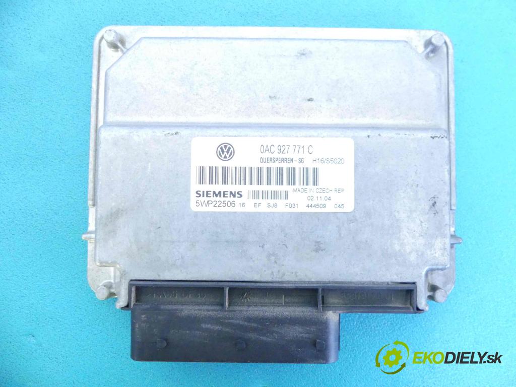 Vw Touareg 2002-2010 5.0 TDI 313 HP automatic 230 kW 4921 cm3 5- modul riadiaca jednotka 5WP22506 (Ostatné)