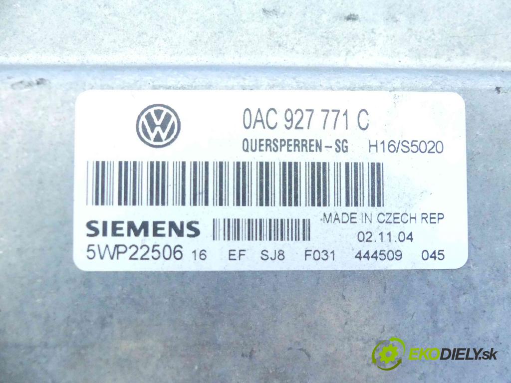 Vw Touareg 2002-2010 5.0 TDI 313 HP automatic 230 kW 4921 cm3 5- modul riadiaca jednotka 5WP22506 (Ostatné)