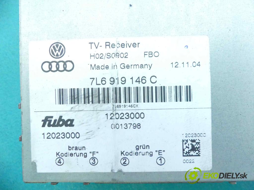 Vw Touareg 2002-2010 5.0 TDI 313 HP automatic 230 kW 4921 cm3 5- modul riadiaca jednotka 7L6919146C (Ostatné)