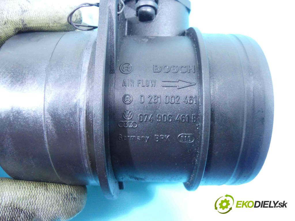 Vw Touareg 2002-2010 5.0 TDI 313 HP automatic 230 kW 4921 cm3 5- průtokoměr: 0281002461 (Váhy vzduchu)