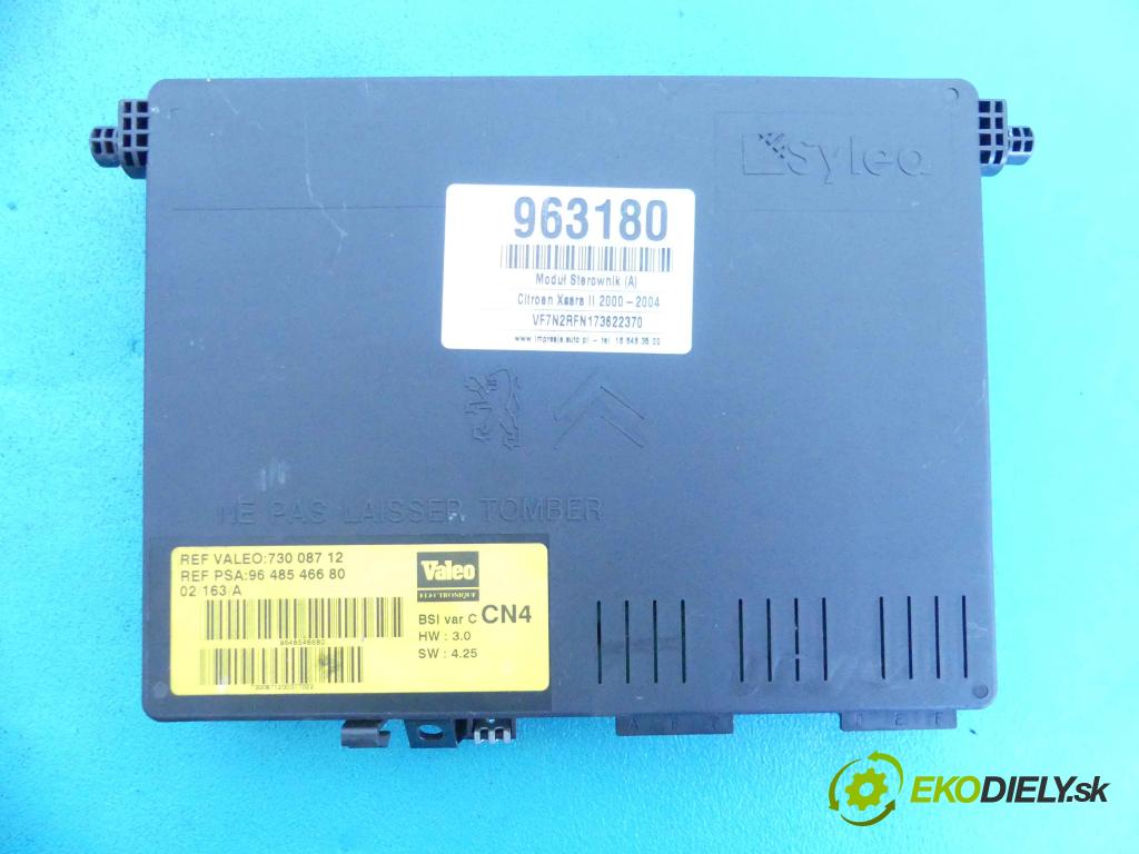 Citroen Xsara II 2000-2004 2.0 16v 136 HP manual 100 kW 1997 cm3 5- modul riadiaca jednotka 9648546680 (Ostatné)