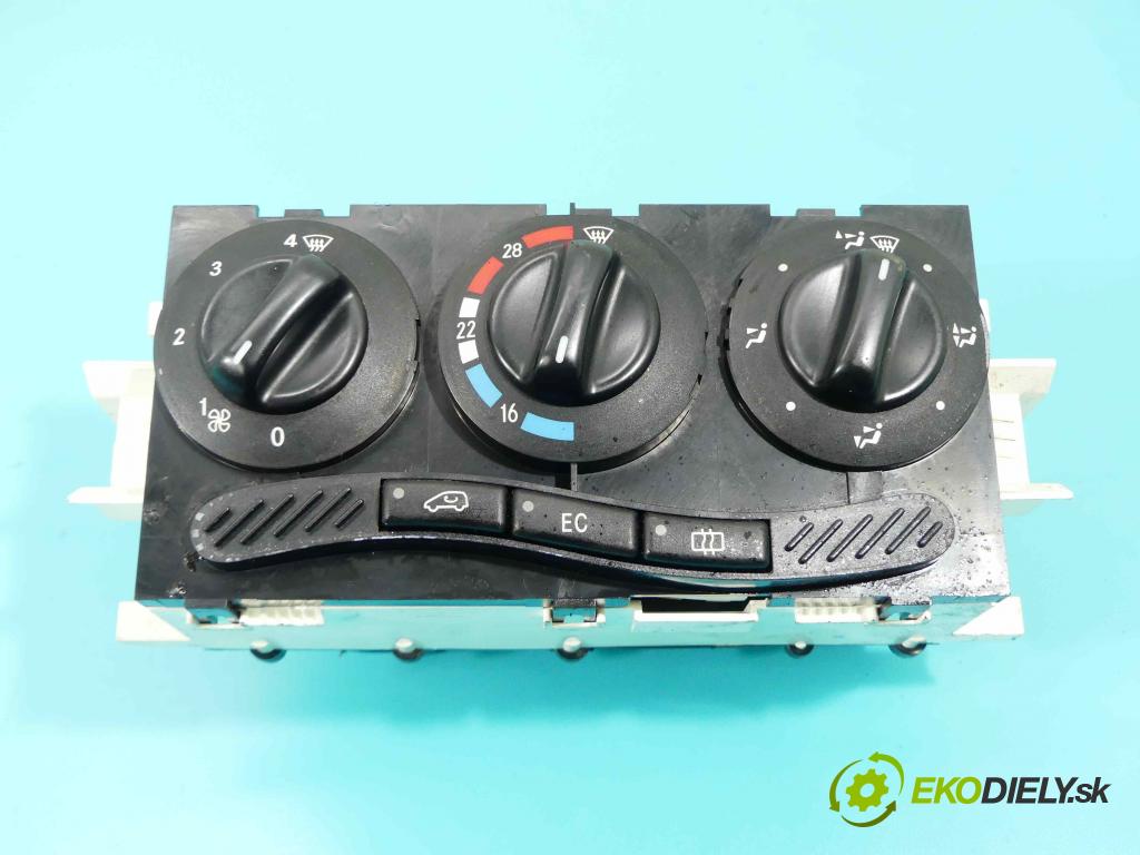 Mercedes A W168 1997-2004 1.6 102 HP manual 75 kW 1598 cm3 5- panel kúrenia 1688300485