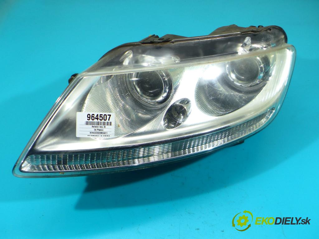 Vw Phaeton 3.2 V6 241KM automatic 177 kW 3189 cm3 4- Reflektor: ľavý 3D1941015J (Ostatné)