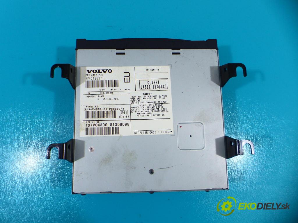 Volvo XC90 I 2002-2014 2.4 D5 185 HP automatic 136 kW 2400 cm3 5- Navigácia: 31260717 (GPS navigácie)