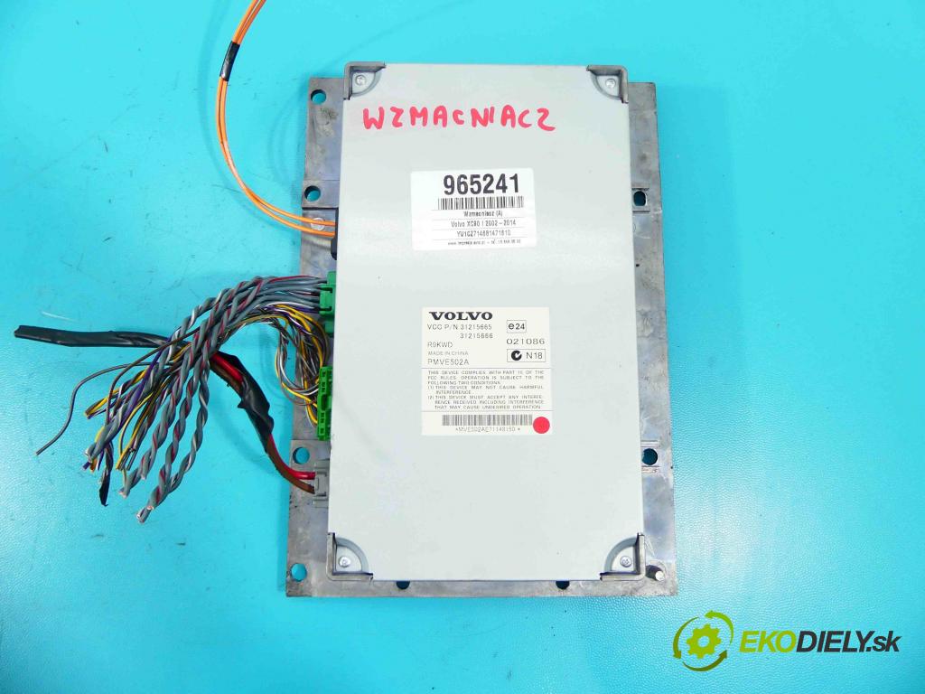 Volvo XC90 I 2002-2014 2.4 D5 185 HP automatic 136 kW 2400 cm3 5- Zesilovač: 31215665 (Zosilňovače)