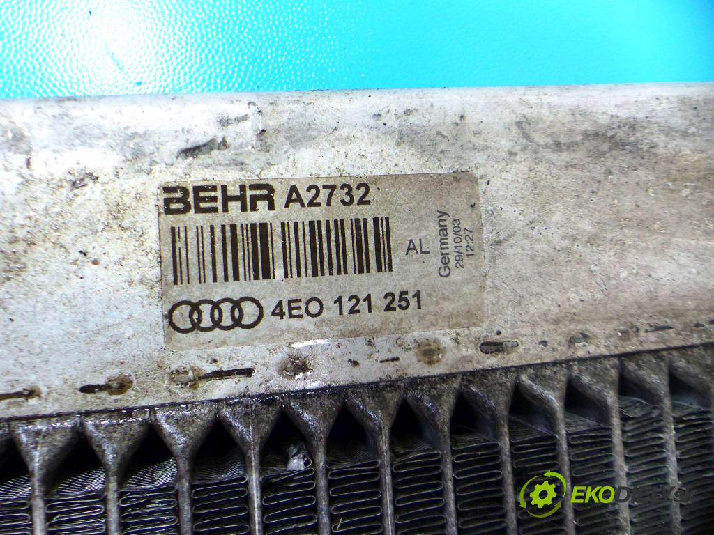 Audi A8 D3 2002-2009 4.0 TDI 275 HP automatic 202 kW 3936 cm3 4- chladič 4E0121251 (Chladiče)