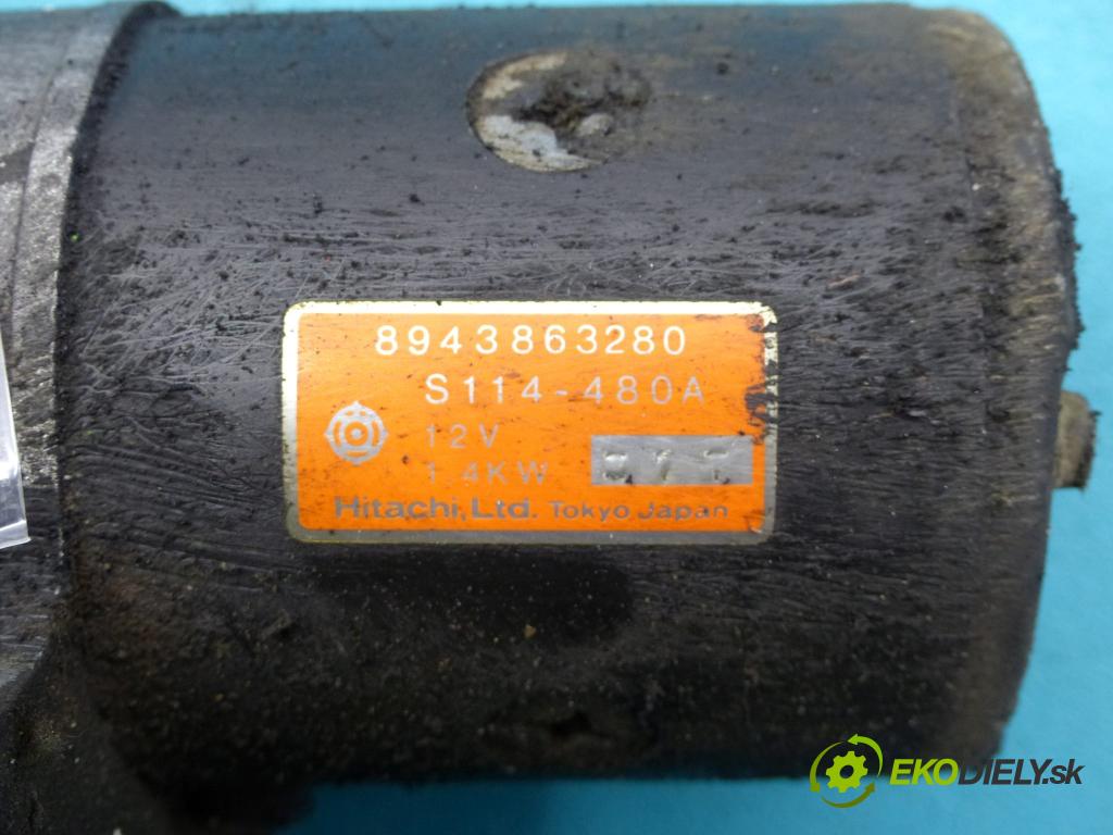 Opel Corsa B 1993-1999 1.5d 50KM manual 37 kW 1487 cm3 5- štartér 8943863280 (Štartéry)