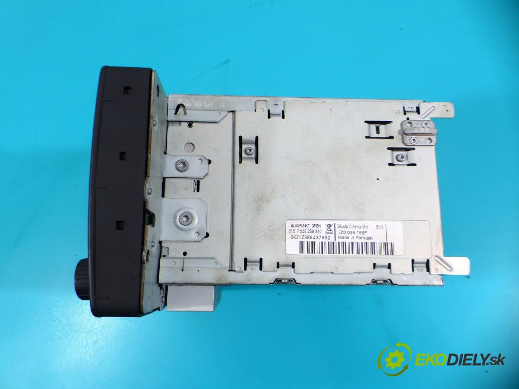 Skoda Octavia II 2004-2013 1.9 tdi 105 HP manual 77 kW 1896 cm3 5- Radio továreň: 1Z0035156F