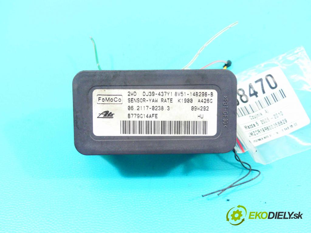 Mazda 5  2005-2010 2.0d 143 hp manual 105 kW 1998 cm3 5- snímač ESP 8V51-14B296-B