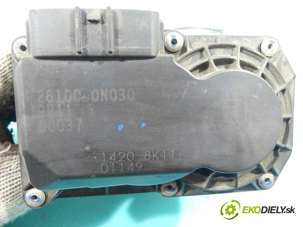 Toyota Auris I 2006-2013 1.4 D4D 90 HP manual 66 kW 1364 cm3 5- klapka 26100-0N030 (Škrtiace klapky)