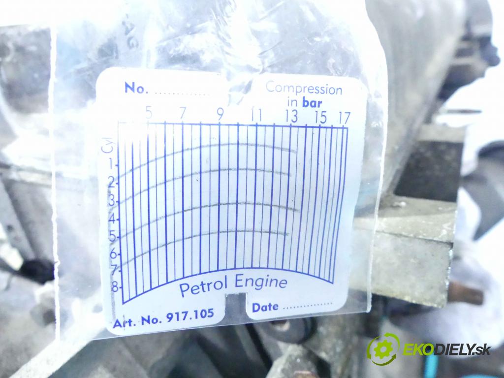 Ford Focus Mk1 1998-2004 1.4 16v 75 hp manual 55 kW 1388 cm3 5- motor benzín FXDC