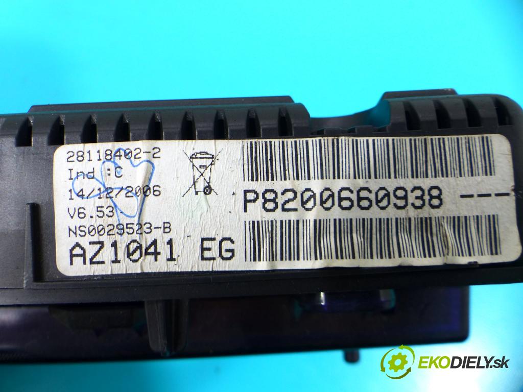 Renault Espace IV 2003-2014 2.0 dci 150 hp manual 110 kW 1995 cm3 5- Přístrojová deska 8200660938 (Přístrojové desky, displeje)