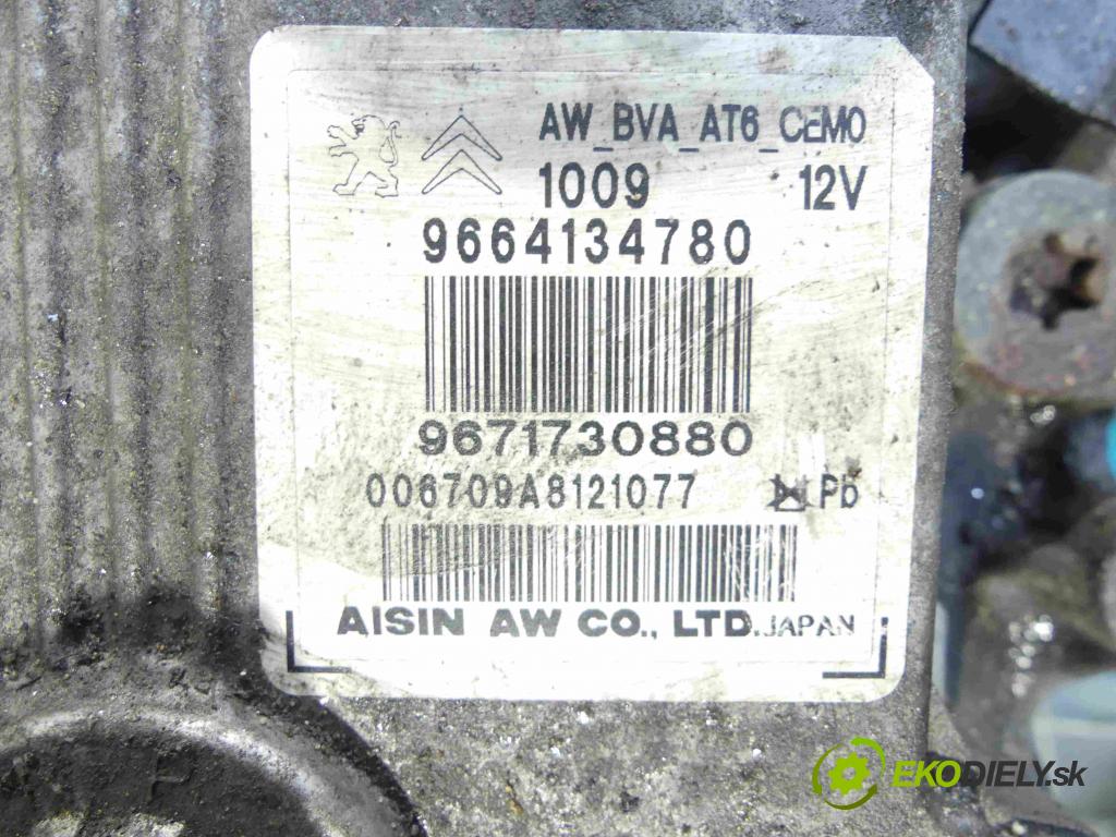 Citroen C5 II 2008-2017 2.0 hdi 163 HP automatic 120 kW 1997 cm3 5- prevodovka stupeň,rýchlosť automat 20GF13