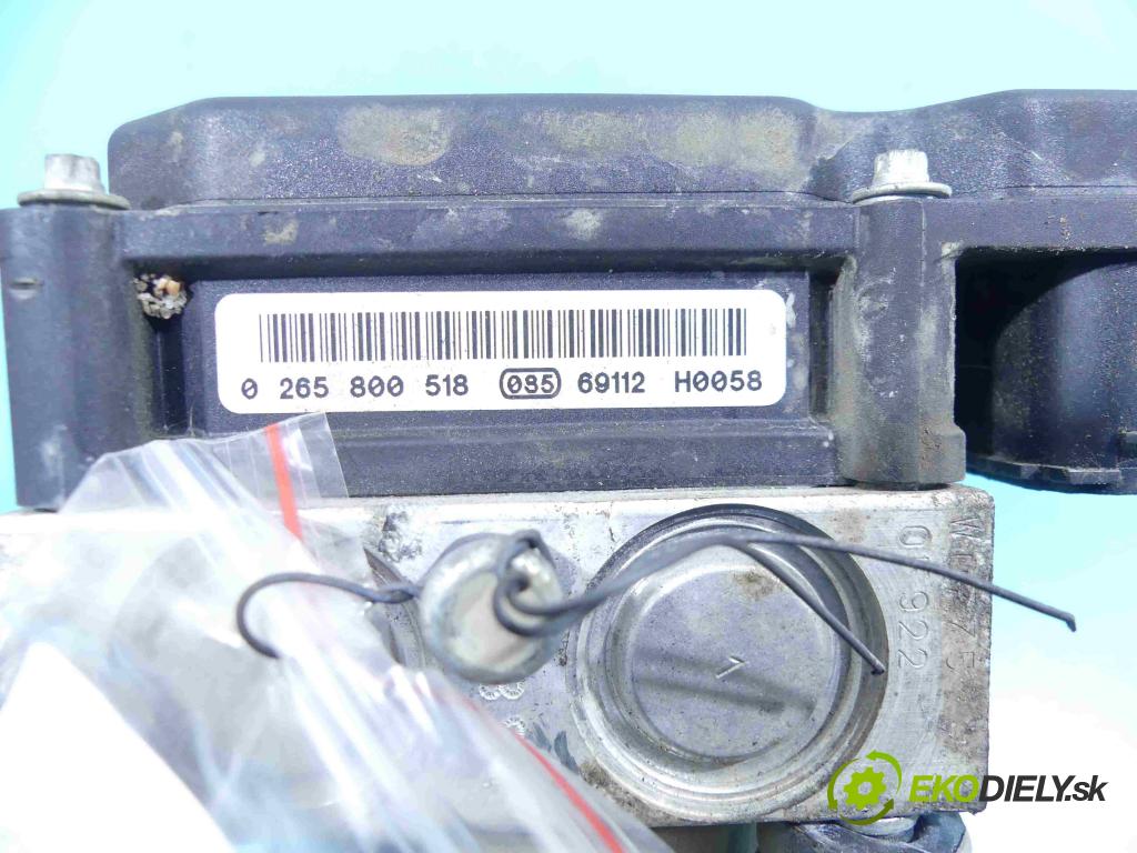 Nissan Note I 2006-2012 1.6 16v 110 HP manual 81 kW 1598 cm3 5- čerpadlo abs 0265800518 (Pumpy ABS)