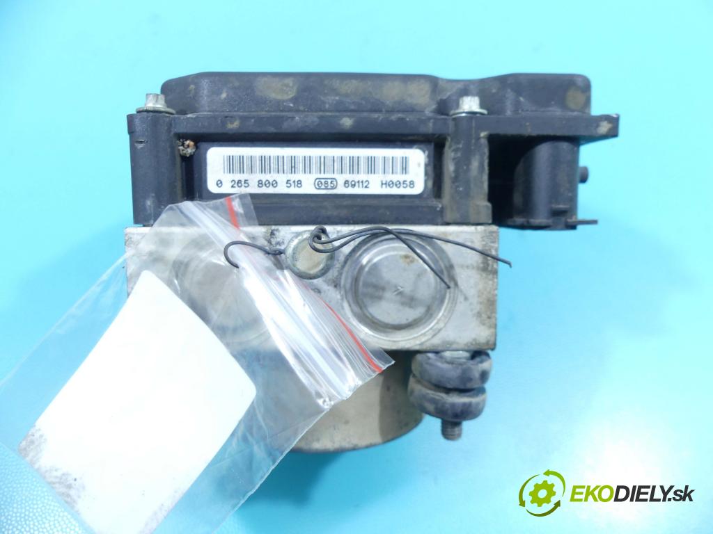 Nissan Note I 2006-2012 1.6 16v 110 HP manual 81 kW 1598 cm3 5- čerpadlo abs 0265800518 (Pumpy ABS)