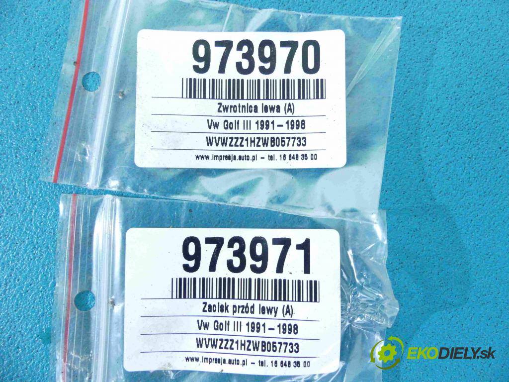 Vw Golf III 1991-1998 1.8 75 HP manual 55 kW 1781 cm3 5- brzdič predné ľavý  (Ostatné)