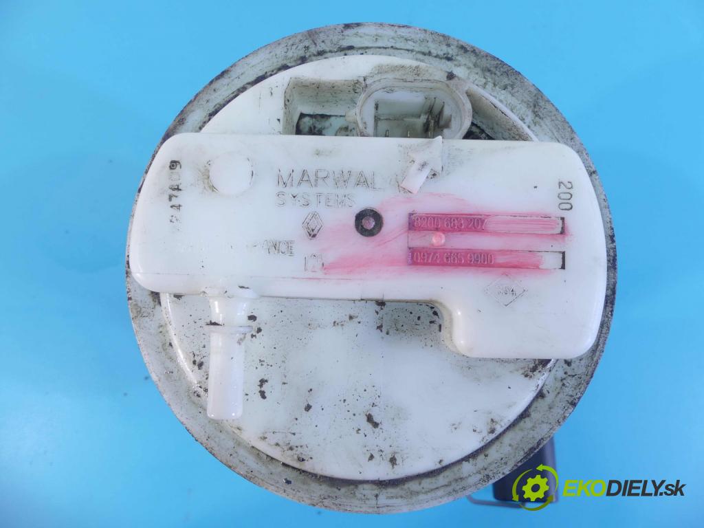 Renault Clio II 1998-2012 1.4 16v 98 hp manual 72 kW 1390 cm3 5- čerpadlo paliva 8200683207
