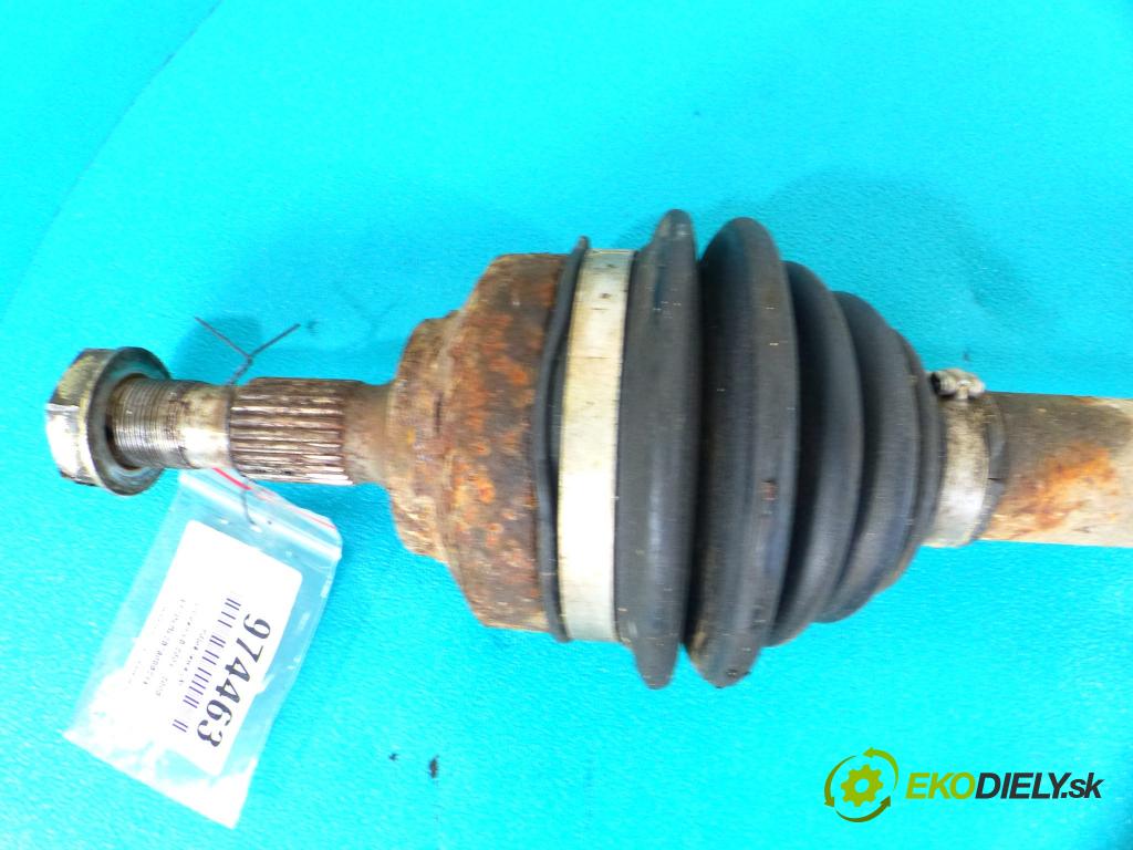 Citroen C5 2001-2008 2.0 HPI 140 HP manual 103 kW 1997 cm3 5- poloos ľavé  (Poloosy)