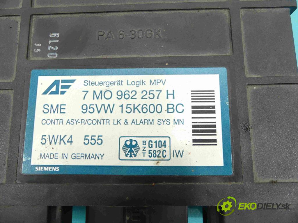 Ford Galaxy 1995-2006 2.0 116 HP manual 85 kW 1998 cm3 5- modul riadiaca jednotka 7M0962257H (Ostatné)