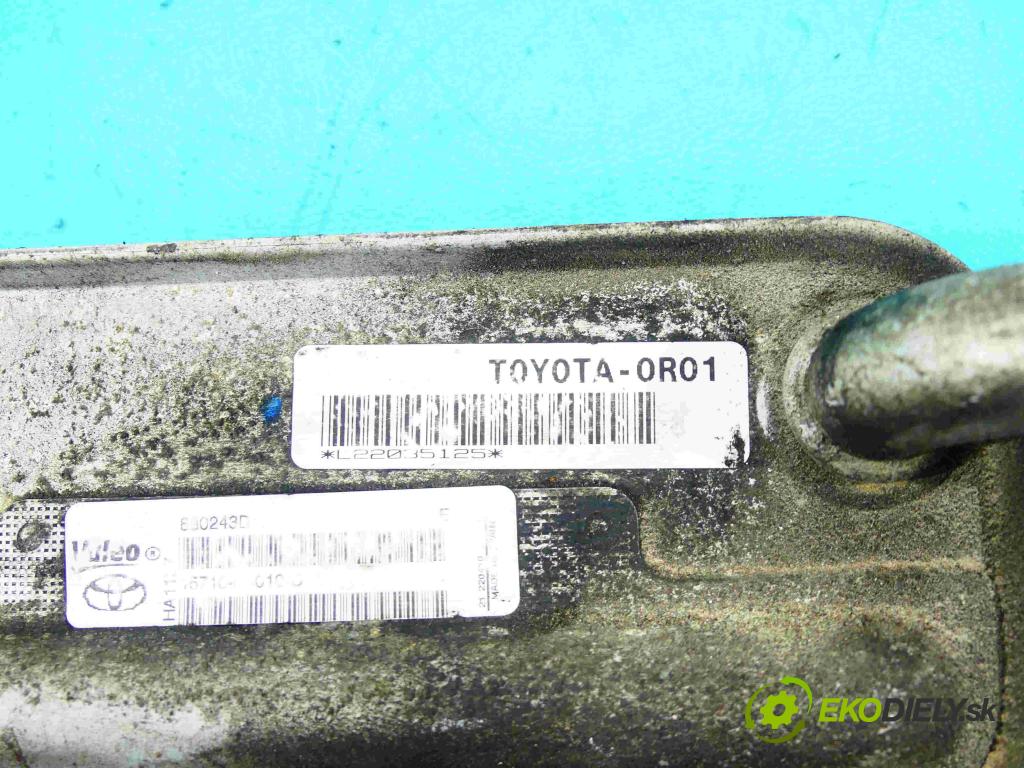 Toyota Avensis III T27 2009-2018 2.2 D-CAT 177 HP manual 130 kW 2231 cm3 5- chladič oleja: 0R01