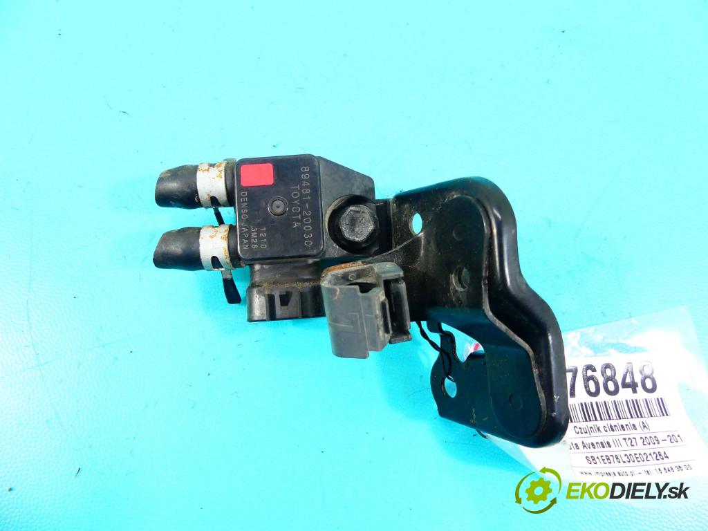 Toyota Avensis III T27 2009-2018 2.2 D-CAT 177 hp manual 130 kW 2231 cm3 5- snímač tlaku 89481-20030 (Snímače tlaku)