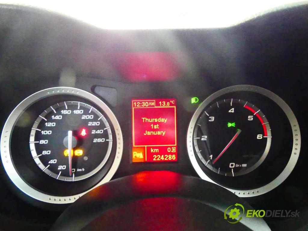 Alfa romeo 159 1.9 JTDM 8V 116 HP manual 85 kW 1910 cm3 5- prístrojovka/ budíky 0156092011 (Prístrojové dosky, displeje)