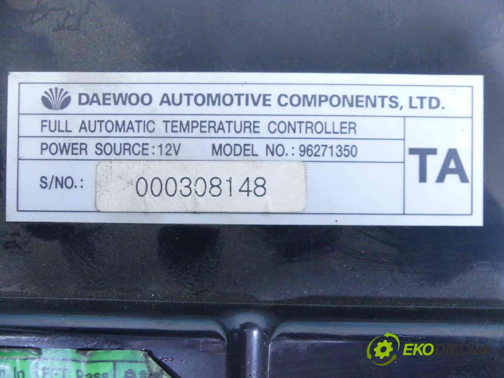 Daewoo Nubira II 1999-2003 2.0 16v 133 HP manual 98 kW 1998 cm3 5- panel kúrenia 96271350