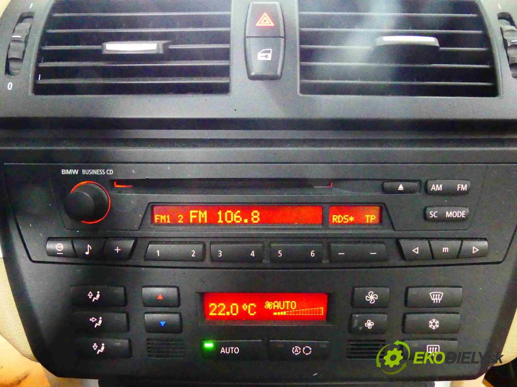 Bmw X3 e83 2003-2010 2.0d 150 HP manual 110 kW 1995 cm3 5- Radio továreň: 9138430