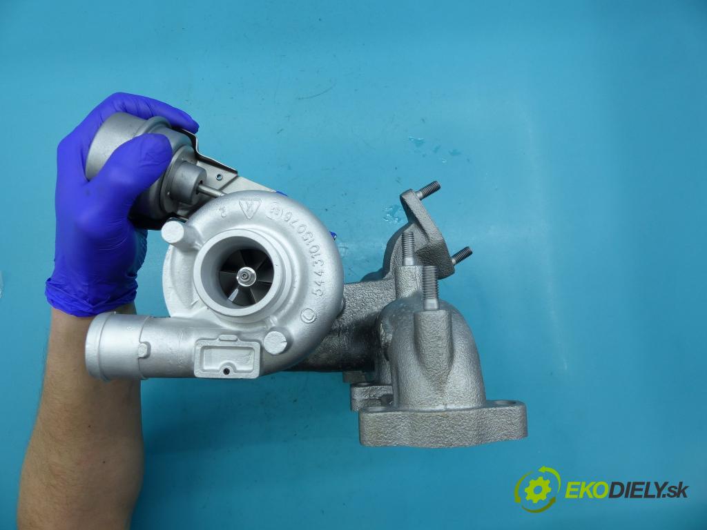 Seat Ibiza III 6L 2002-2008 1.9 tdi 101 HP manual 74 kW 1896 cm3 3- turbodúchadlo, turbo 5439-970-0006 (Turbodúchadlá (kompletné))