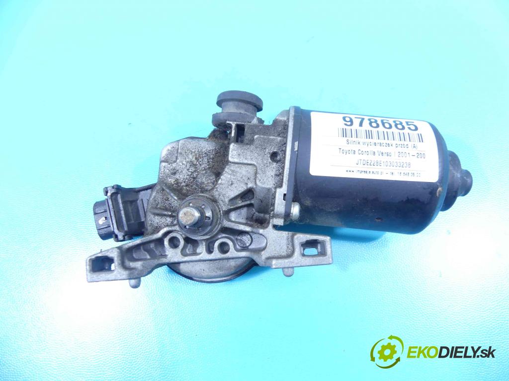 Toyota Corolla Verso I 2001-2004 1.6 vvti 110 hp manual 81 kW 1598 cm3 5- motor stěračů přední 85110-0F020