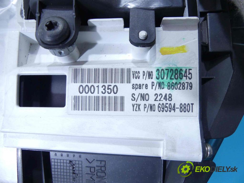 Volvo V50 1.6d 109 HP manual 80 kW 1560 cm3 5- prístrojovka/ budíky 30710071 (Prístrojové dosky, displeje)