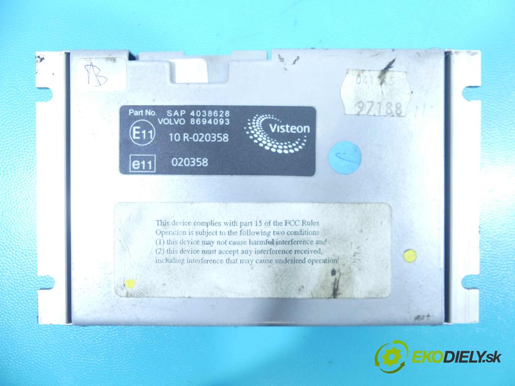 Volvo XC90 I 2002-2014 4.4 V8 automatic 232 kW 4414 cm3 5- Zesilovač: 8694093 (Zosilňovače)