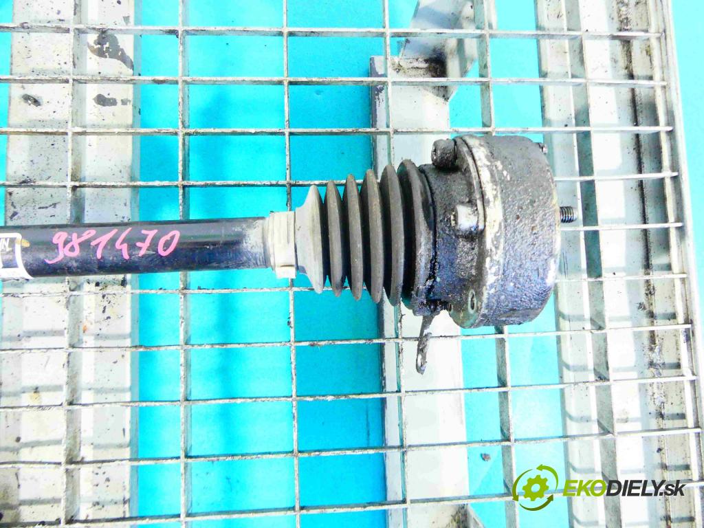 Vw Golf VI 2008-2013 1.6 tdi 105 HP manual 77 kW 1598 cm3 5- poloos ľavé 1K0407271HN (Poloosy)