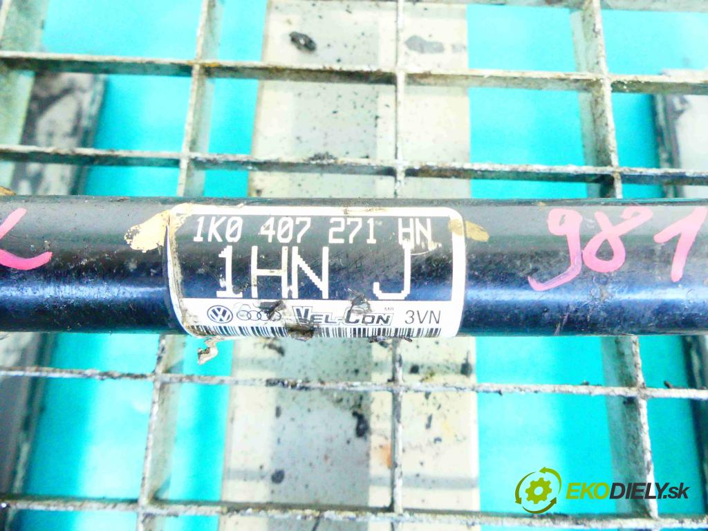 Vw Golf VI 2008-2013 1.6 tdi 105 HP manual 77 kW 1598 cm3 5- poloos ľavé 1K0407271HN (Poloosy)