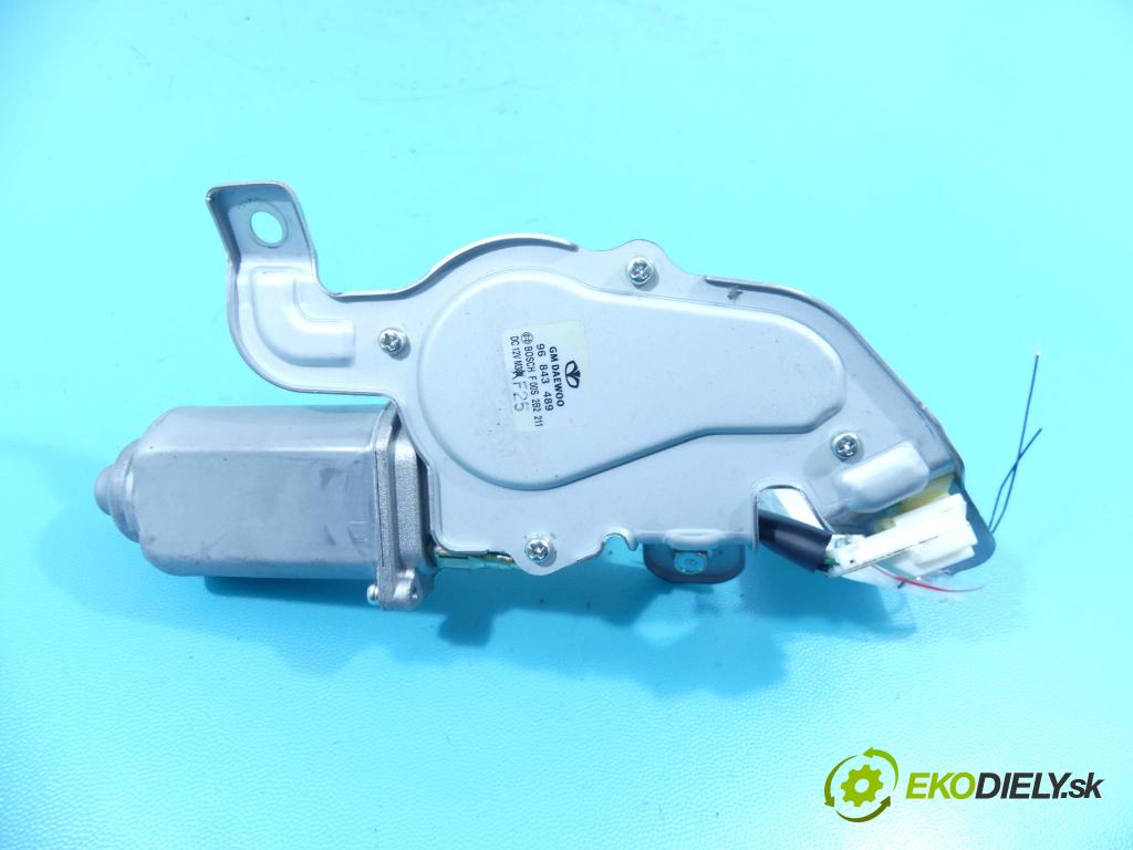 Chevrolet Spark III M300 2009-2014 1.2 16v 82 hp manual 60 kW 1206 cm3 5- motor stěrače zadní 96843489