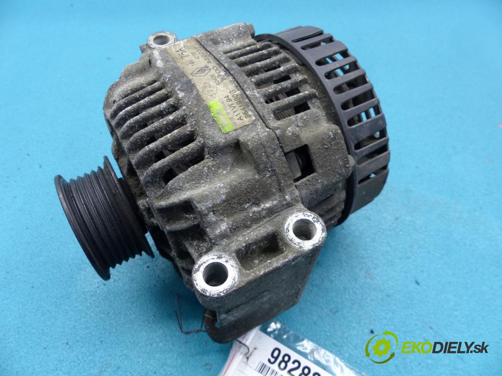 Renault Clio II 1998-2012 1.4 16v 98 HP manual 72 kW 1390 cm3 5- Alternator 7700422237 (Alternátory)