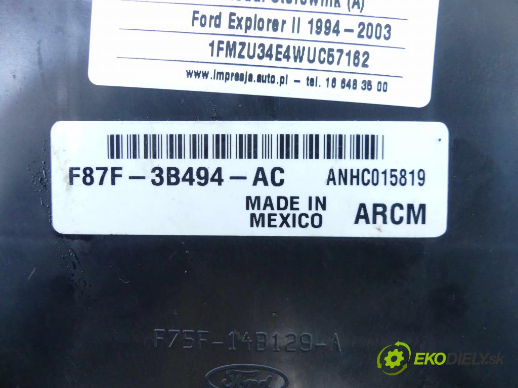 Ford Explorer II 1994-2003 4.0 V6 205hp automatic 151 kW 3958 cm3 5- modul riadiaca jednotka F87F-3B494-AC (Ostatné)