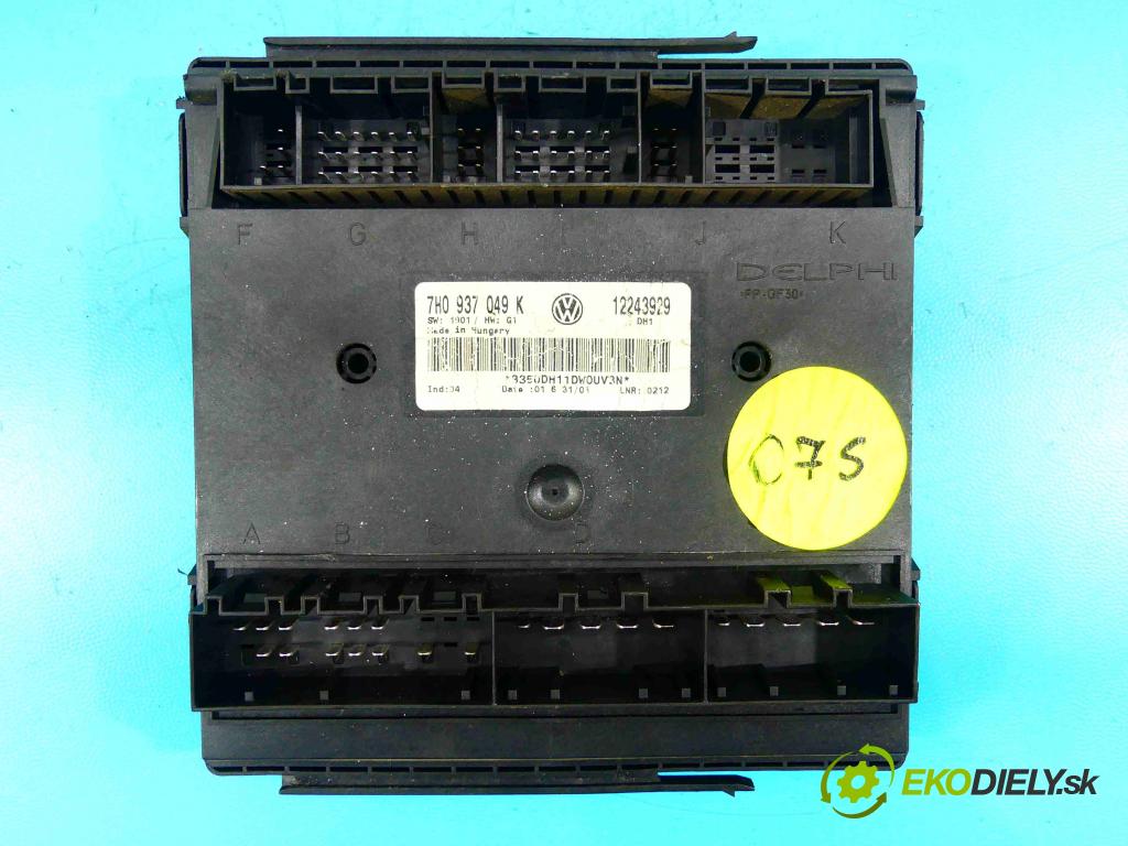 Vw Transporter T5 2003-2015 1.9 tdi 86 HP manual 63 kW 1896 cm3 5- modul riadiaca jednotka 7H0937049K (Ostatné)