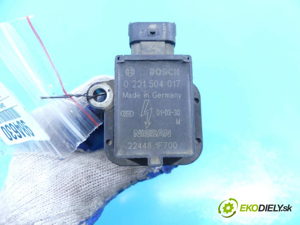 Nissan Micra K11 1992-2003 1.3 16v 82 HP manual 60 kW 1348 cm3 5- cievka zapaľovacia 0221504017 (Zapaľovacie cievky, moduly)