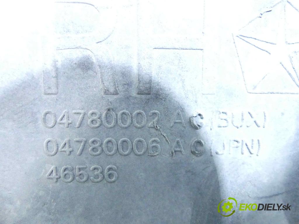 Chrysler 300m 3.5 V6 automatic 187 kW 3518 cm3 4- Reflektor: pravý 04780002 (Pravé)