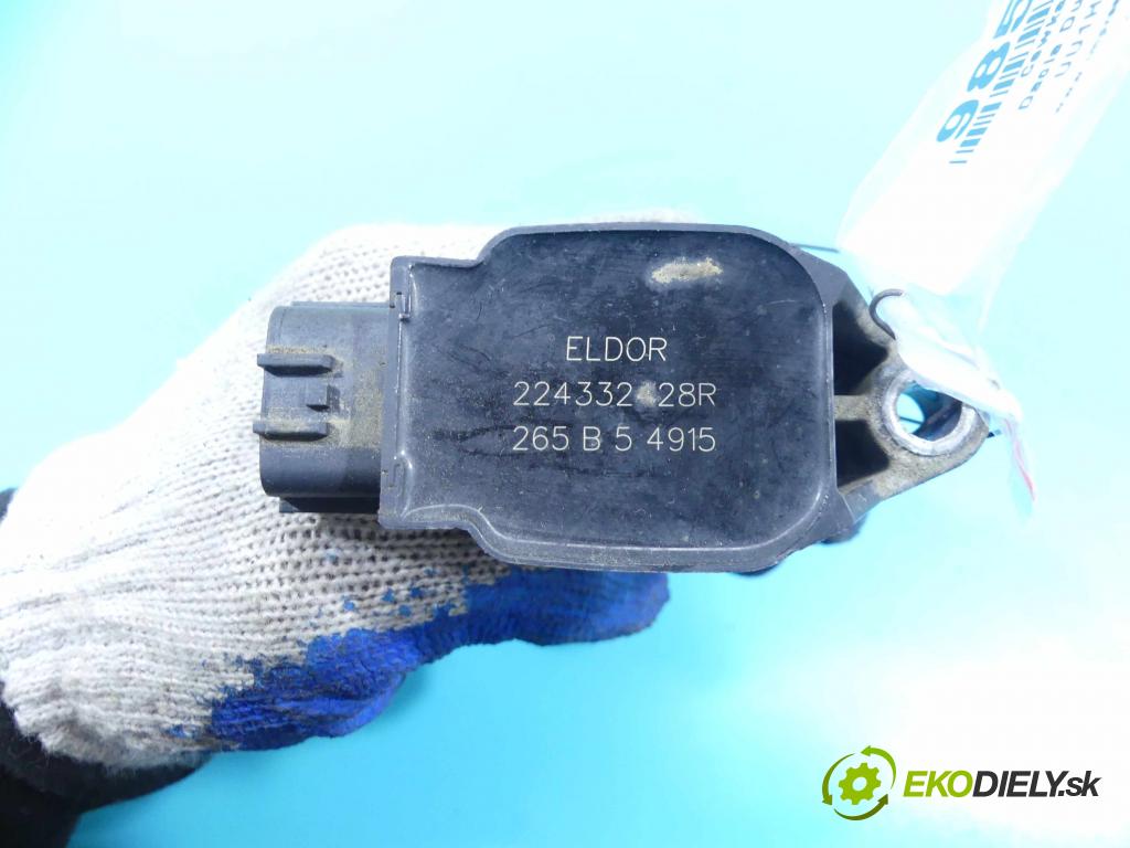 Dacia Duster I 2010-2018 1.6 114 HP manual 84 kW 1598 cm3 5- cievka zapaľovacia 224332428R (Zapaľovacie cievky, moduly)