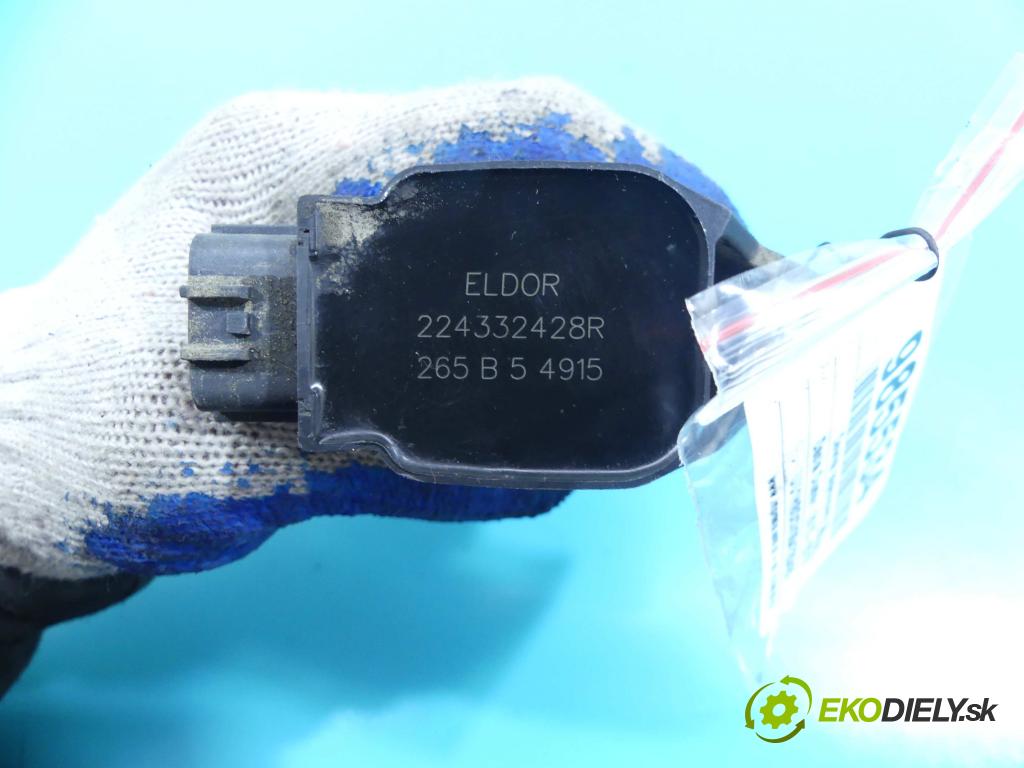 Dacia Duster I 2010-2018 1.6 114 HP manual 84 kW 1598 cm3 5- cievka zapaľovacia 224332428R (Zapaľovacie cievky, moduly)