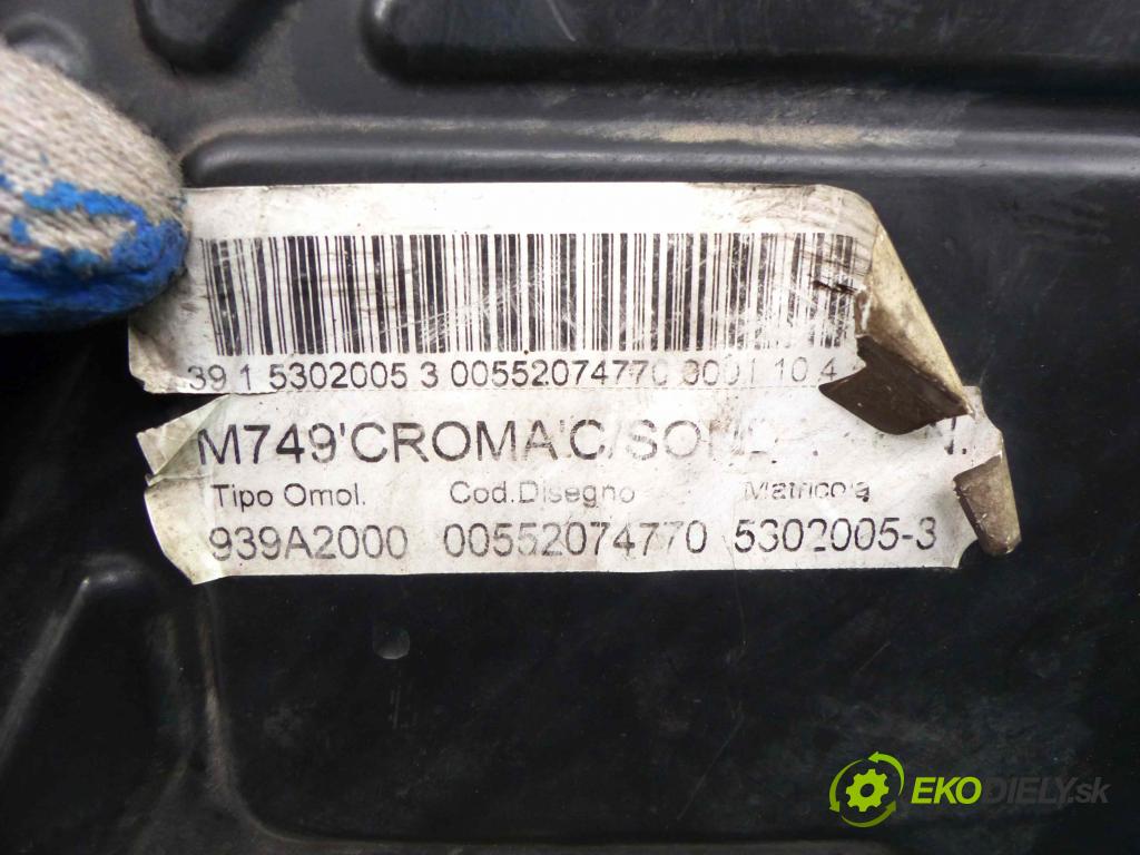 Fiat Croma II 2005-2010 1.9 jtd 150 hp manual 110 kW 1910 cm3 5- motor diesla 939A2000