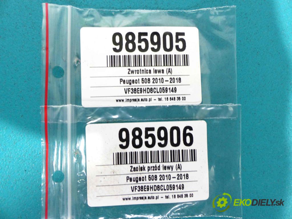 Peugeot 508 2010-2018 1.6 hdi 114 HP automatic 84 kW 1560 cm3 5- náboj ľavé  (Náboje)