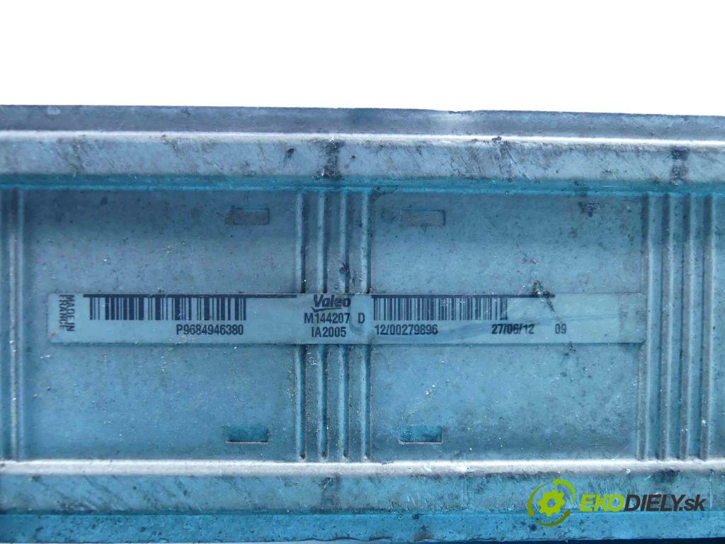 Peugeot 508 2010-2018 1.6 hdi 114 hp automatic 84 kW 1560 cm3 5- Intercooler 9684946380 (Chladiče nasávaného vzduchu (intercoolery))