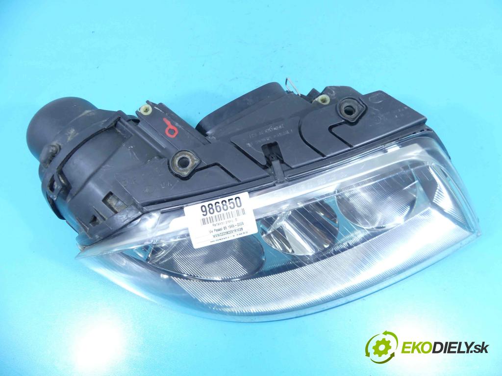 Vw Passat B5 1995-2005 2.5 V6 tdi 150 HP manual 110 kW 2496 cm3 5- Reflektor: pravý 3B7941018Q (Pravé)